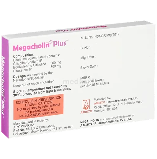 megacholin plus tablet 10's